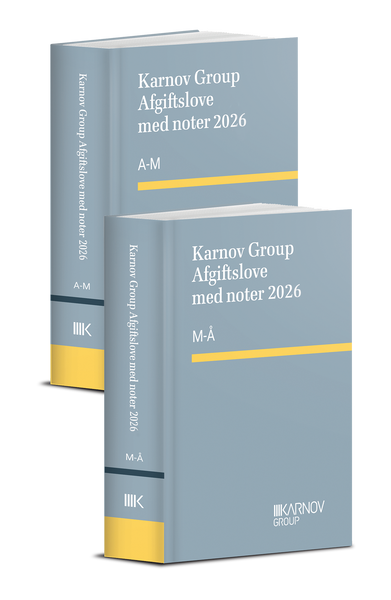 Karnov Group Afgiftslove med noter 2026